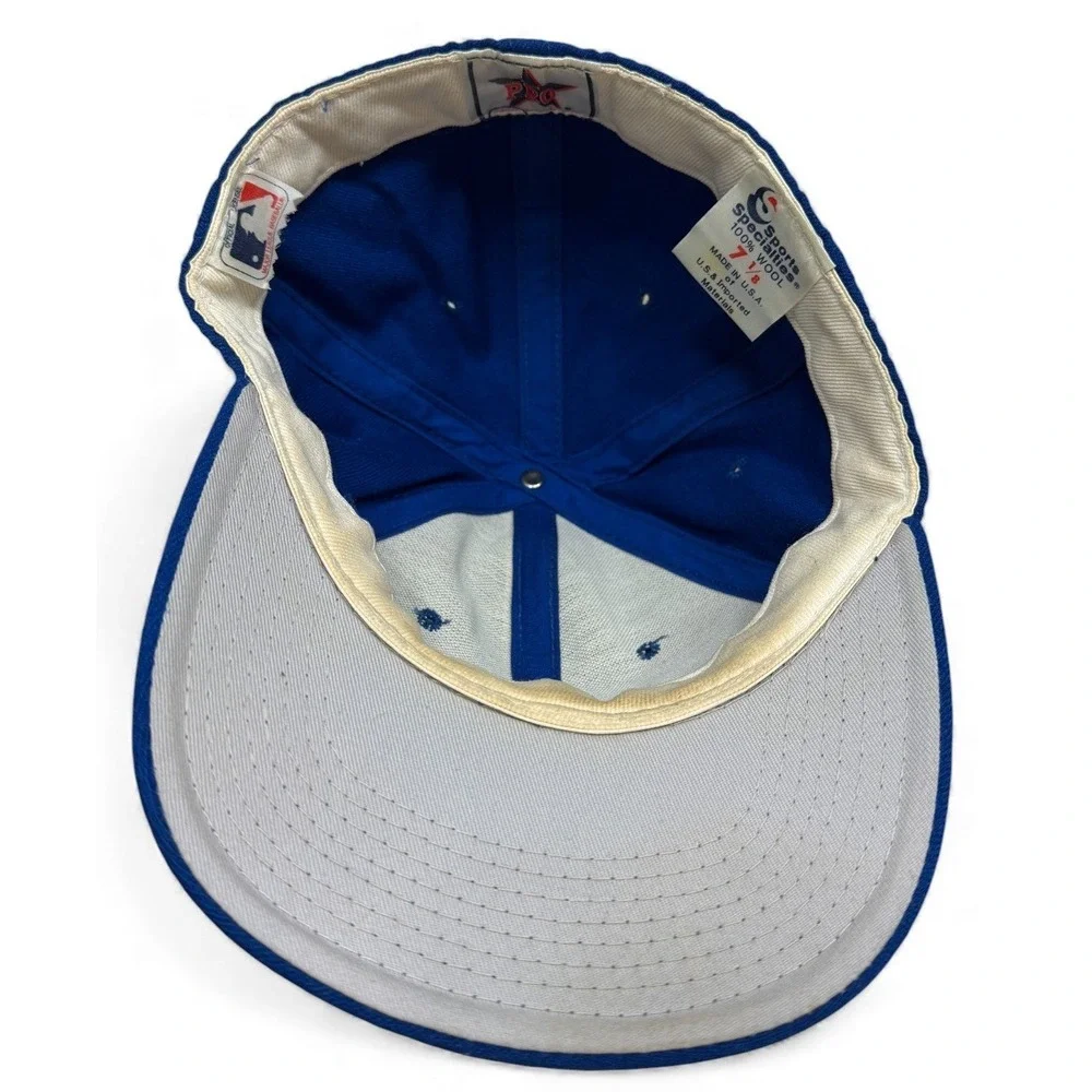 Vintage Sports Specialties New York Mets Baseball Hat Mens 7 1/8 Blue Wool 90s